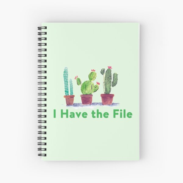 I have the file Spiral Notebook