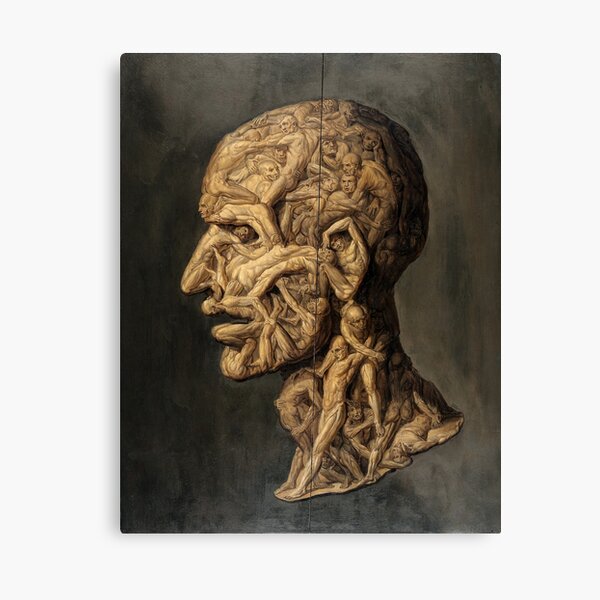 Head Leinwanddruck