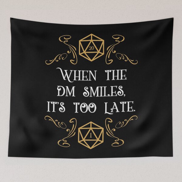 Item preview, When the Master Smiles It's Too Late 20 Sided Dice designed and sold by pixeptional.