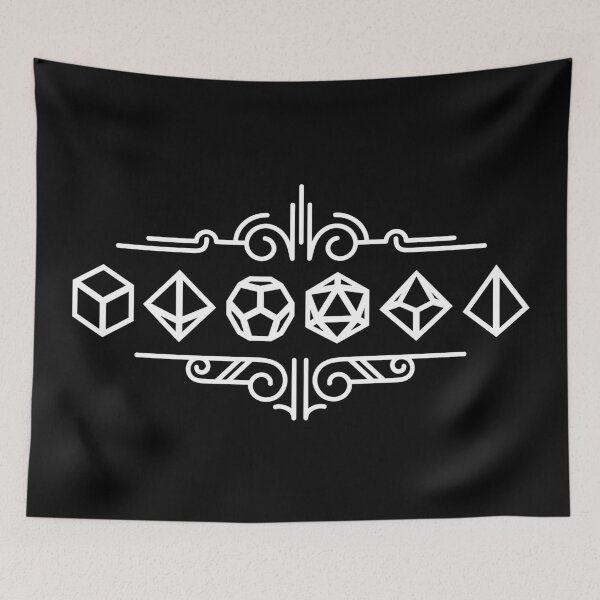 Item preview, Dice Set Deco Minimalist Tabletop RPG Addict designed and sold by pixeptional.
