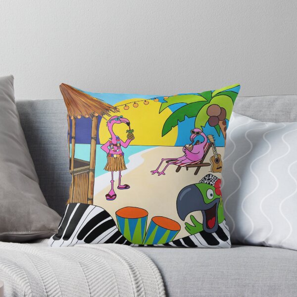 Aperçu de l'œuvre Flamingo Beach créée et vendue par Mirjam Griffioen.