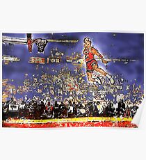 Jordan in Öl Version - www.art-customized.com Poster