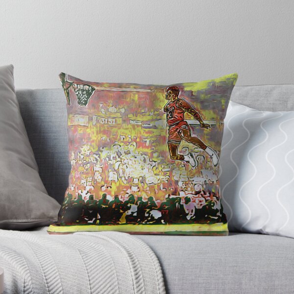 Jordan Firewoks Version - www.art-customized.com Throw Pillow