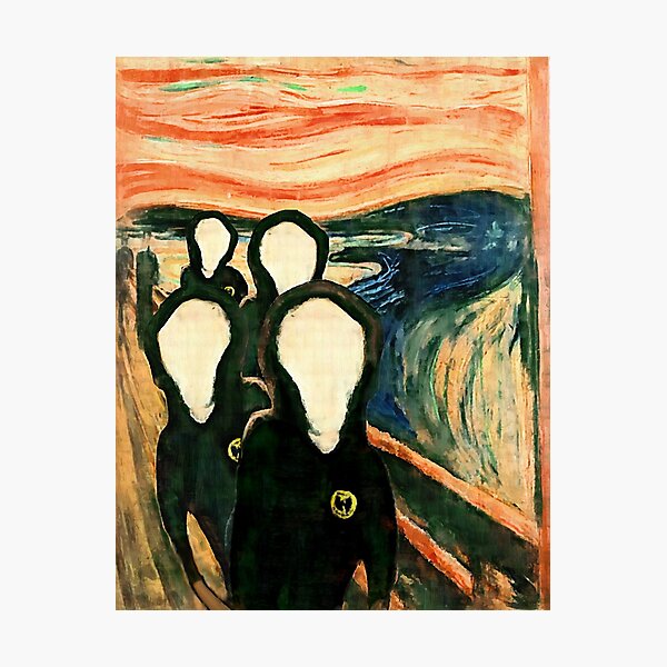 Wu Scream - www.art-customized.com Photographic Print