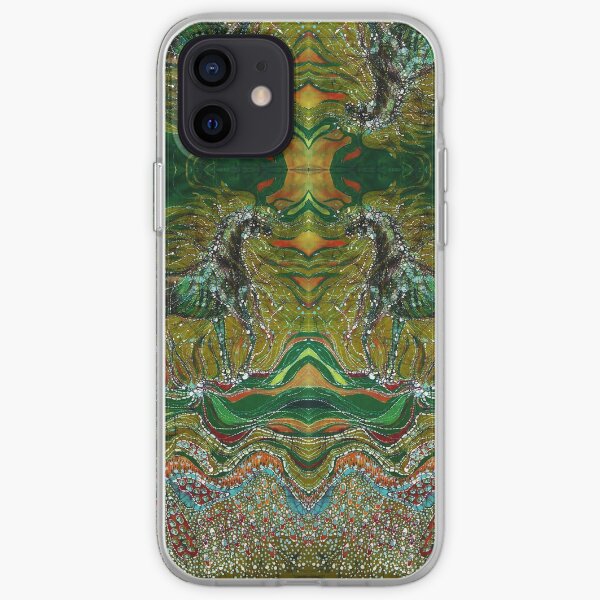 Horse Rises from the Earth and Merges with the Wind iPhone Soft Case