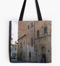 Cleaning the Street Front, Italy Tote Bag
