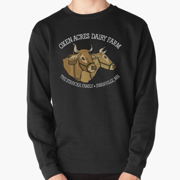 Oxen Acres Dairy Farm (Colored) Pullover Sweatshirt