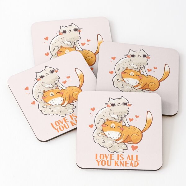 Item preview, Cute Cats - Love is all you knead  designed and sold by michelledraws.