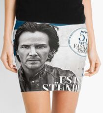 Keanu Reeves GO Magazine (With His Signature) Mini Skirt