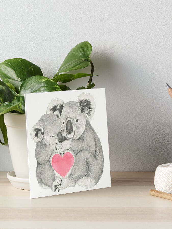 Mama Bear Hug Canvas Wall Art by Laura Graves