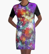 Kinetic Graphic T-Shirt Dress