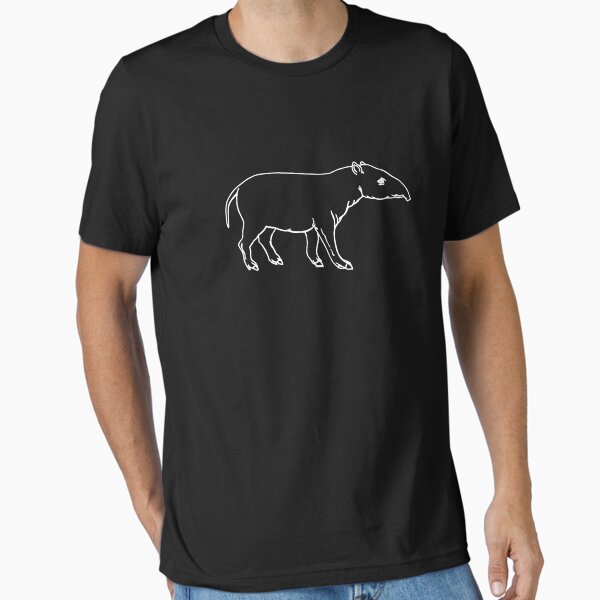 Vista previa del artículo con la obra «amante del tapir - regalo del tapir», diseñado y vendido por Ecove.