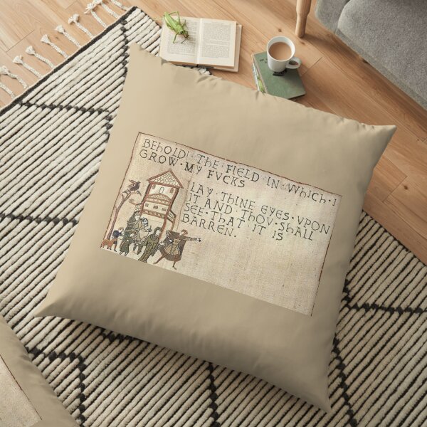 Behold The Field! Floor Pillow