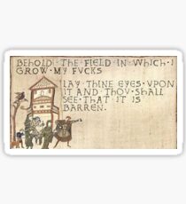 Behold The Field! Sticker