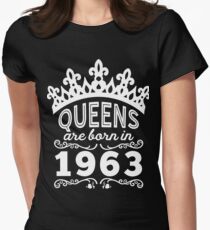 Camiseta entallada para mujer Birthday Girl Shirt - Queens nace en 1963