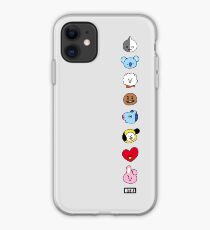 BTS BT21 Gesichter iPhone-Hülle & Cover