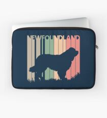 Newfoundland Dog Silhouette Laptop Sleeve