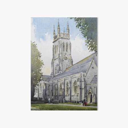 St Mary's parish church, Torquay Art Board Print