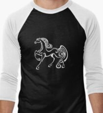 Horse, mane, riding Men's Baseball ¾ T-Shirt
