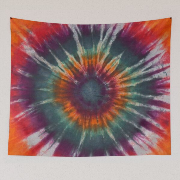 Item preview, Tie Dye Rainbow Circular Ring  designed and sold by MazeThreads.