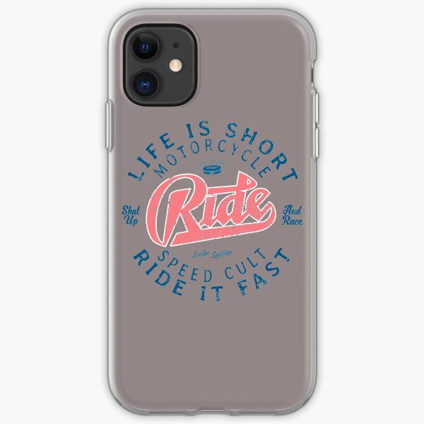 Motorcycle Speed Cult iPhone Soft Case