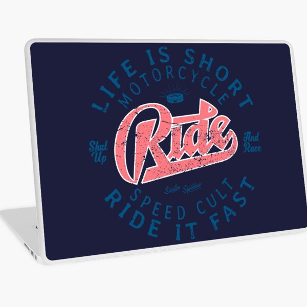 Motorcycle Speed Cult Laptop Skin