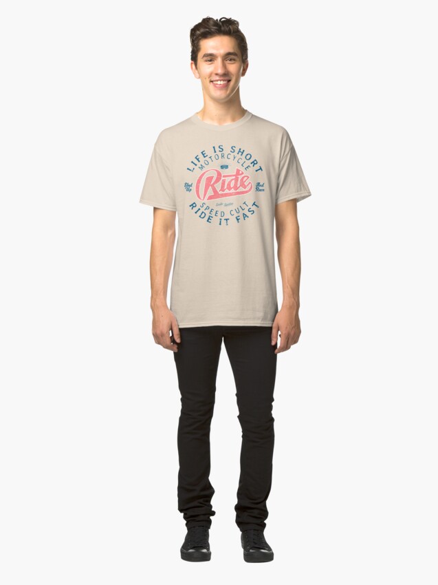 Alternative Ansicht von Motorcycle Speed Cult Classic T-Shirt