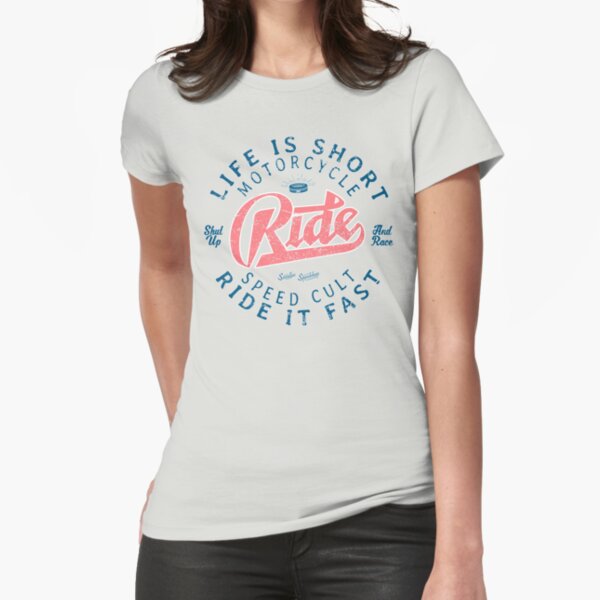 Motorcycle Speed Cult Fitted T-Shirt