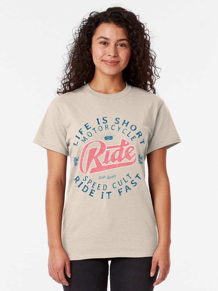 Alternative Ansicht von Motorcycle Speed Cult Classic T-Shirt