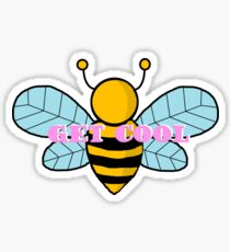 Stray Kids Get Cool Bee Retro Sticker Sticker