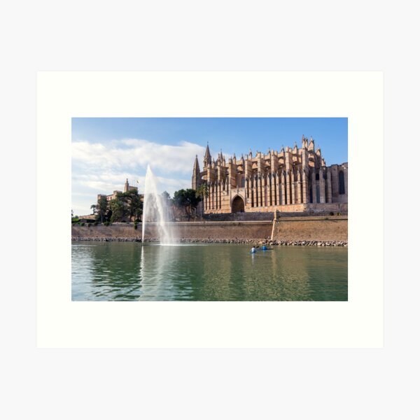 Item preview, Canoe in Cathedral pool of Palma de Mallorca designed and sold by Ulysse Pixel.