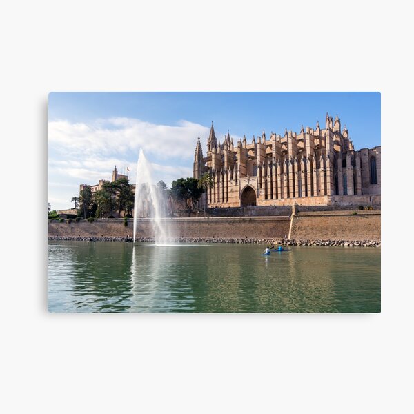 Item preview, Canoe in Cathedral pool of Palma de Mallorca designed and sold by Ulysse Pixel.