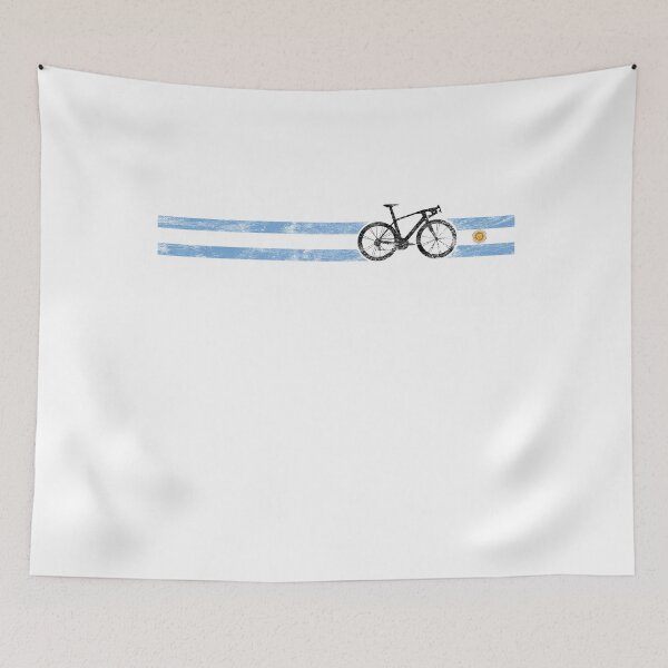 Item preview, Cyclist Flag Argentina Argentine ARG Bike Racing Black designed and sold by KNUXX Shop.