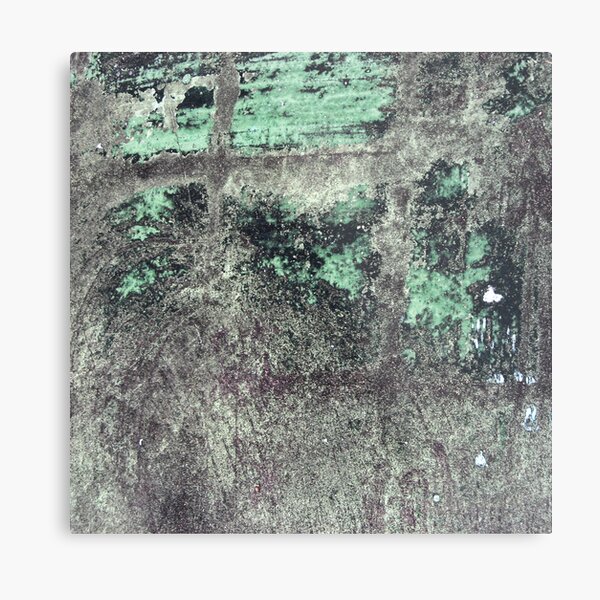 Cement with a Dash of Spearmint Metal Print