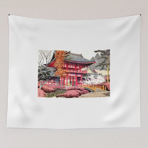 Item preview, Japanese Red Temple Spring Asano Takeji designed and sold by RBEnt.
