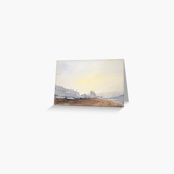 Shaldon boats Greeting Card