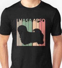 Lhasa Apso Dog Silhouette Unisex T-Shirt