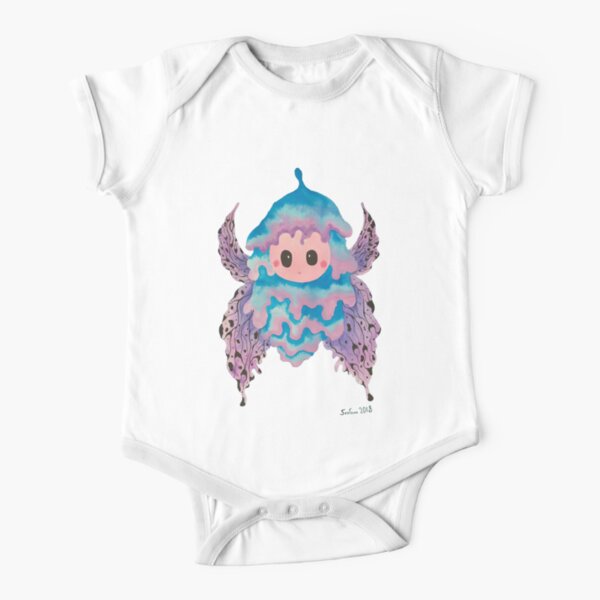 Baby cocoon #2 Chrysalis protect childhood painting Short Sleeve Baby One-Piece