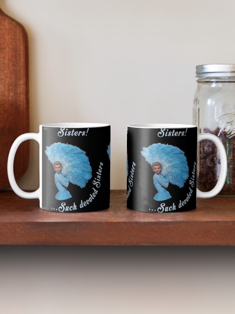 white christmas sisters coffee mug