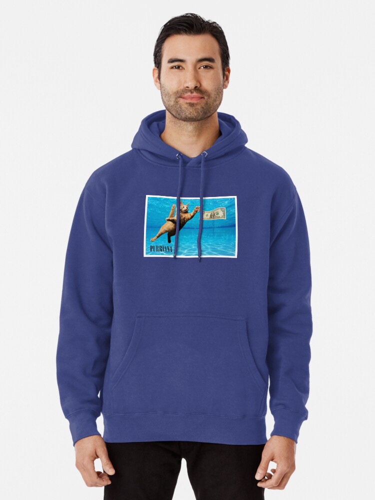 purrvana cat hoodie