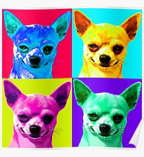 Chihuahua Pop Art Poster