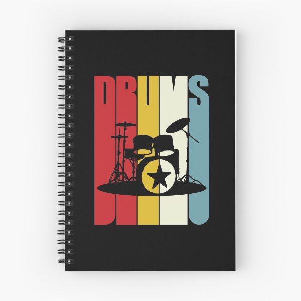 Item preview, Retro Drums Drummer Gift Idea 70s 80s Vintage designed and sold by HochBewusst.
