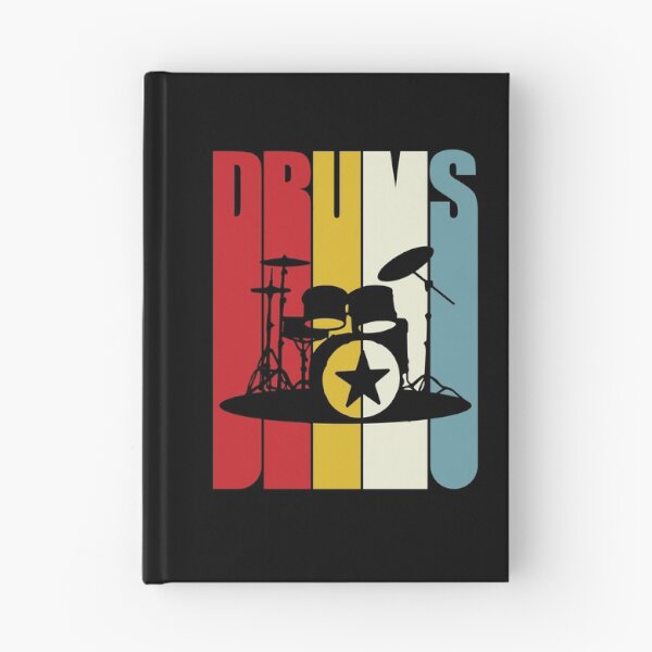 Item preview, Retro Drums Drummer Gift Idea 70s 80s Vintage designed and sold by HochBewusst.