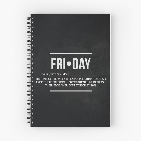 Item preview, Entrepreneur Friday Noun Motivation designed and sold by SuccessHunters.