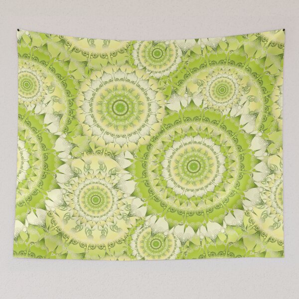 Item preview, Delicate Mandala Pattern green designed and sold by pearlposition.