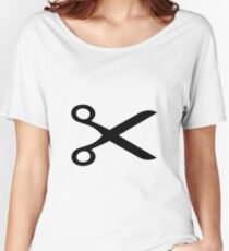 Scissors, #Scissors Women's Relaxed Fit T-Shirt
