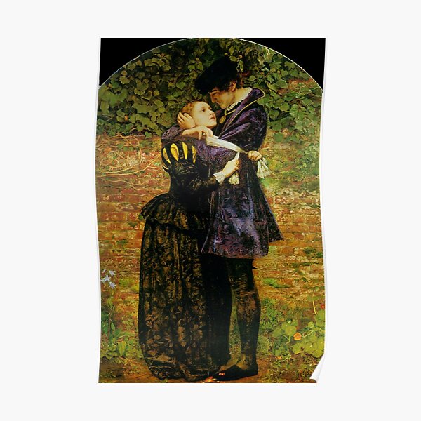 A Hugenot - John Everett Millais Poster