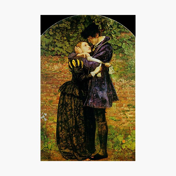 Item preview, A Hugenot - John Everett Millais designed and sold by forgottenbeauty.
