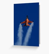 F16 from the Royal Netherlands Air Force Greeting Card