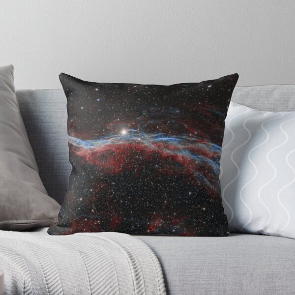 veil nebula Throw Pillow